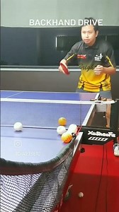 How to do table tennis BACKHAND drive tutorial