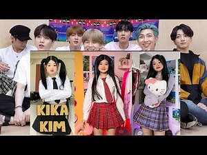 BTS REACTION Kika Kim (XO Team) TikTok Top