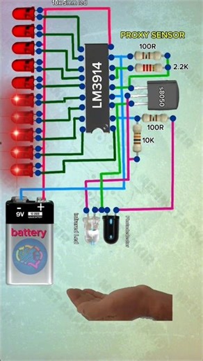 sensor circuit 9 volt battery