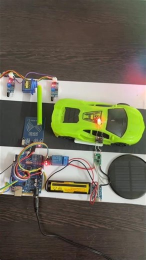 Wireless Solar EV Charger Project #shorts #evcharging #project #car