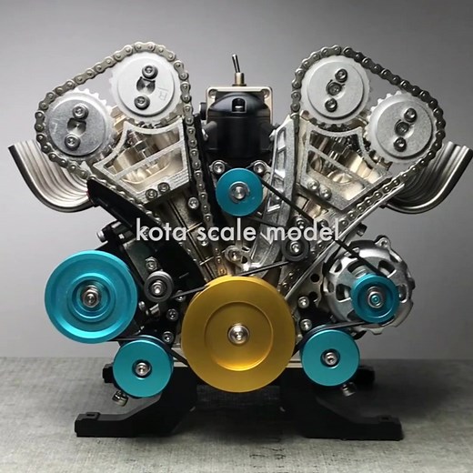 DIY V8 Engine Model Assembly Tutorial