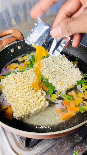 Veg Maggi Recipe😋🍜No oli #maggi #recipe #food #asmr #egg