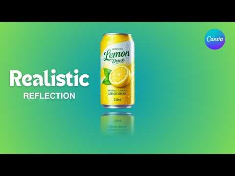 Create Realistic Reflection Shadow in Canva (Super Easy Trick!)