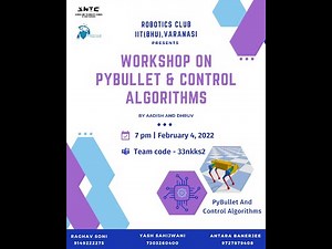 PyBullet and Control Algorithms Workshop - La Robo Liga Event
