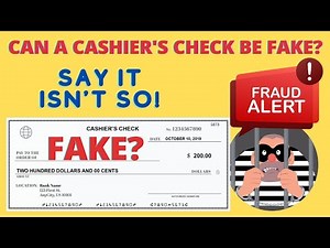 Can Someone Fake a Cashier's Check?
