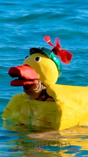 249K views · 1K reactions | Step-by-step duck mask transformation  | 5-Minute Crafts | Facebook