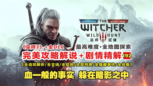 不同情况见暗影长者，会有什么不同结局？|《巫师3》最高难度完美流程攻略解说 剧情精解: 192.血一般的事实 躲在暗影之中