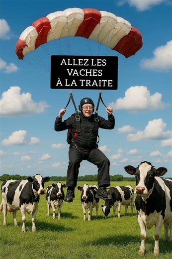 ALLEZ LES VACHES @jobul456 #funnyvideo #humor #jokes #funny #ai #animals