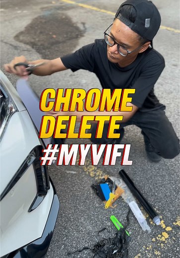 Guide to Removing Chrome from Myvi's Headlights and Grill