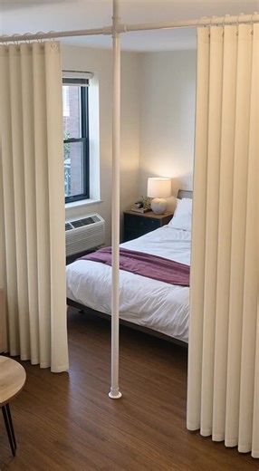 Foldable Room Divider Curtain Solutions for Renters
