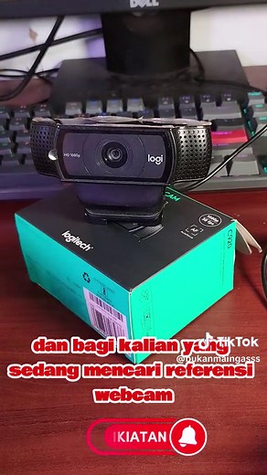 webcam full HD Logitech c920 pro HD 1080p 30fps #rakitpc #racuntiktokshop #webcamhd #logitechg920