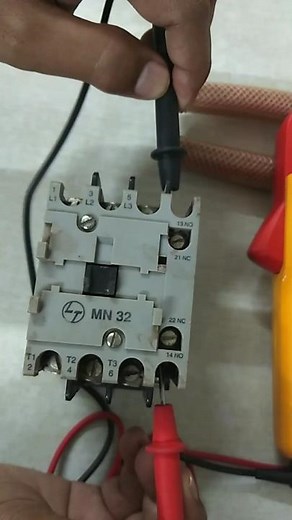 Contactor testing || how to check contactor || ⚡👇#testing #contactor