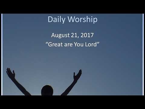 "It's Your breath in our lungs, so we pour out our praise"
