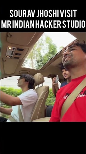 Sourabh Joshi visit mister Indian Hacker studio🏠#viral #short #ytshort