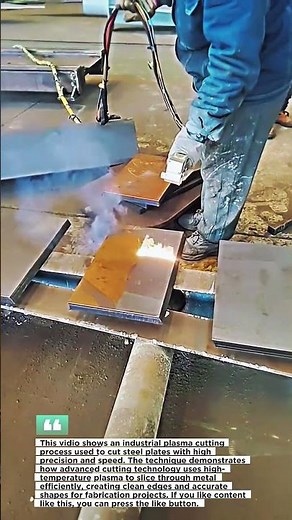 Industrial Plasma Cutting Process