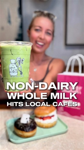All Mad Lab Coffee Roasters locations in LA are now stocked with Eclipse non-dairy whole milk! 🎉✨ We enjoyed their Campfire Latte, Mint Mojito and more unique drinks made with Eclipse, listed below! Which would you try first!? 😍 Pictured 📸 Candied Yams (hot) Apple Pie Matcha (iced) Spooky Ghost donut StrawberryLab donut | Stefanie V. Stevens
