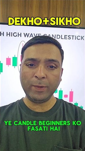 BEARISH High Wave Candlestick 🚨 | Trend Reversal Warning | Trading Education#trading#ujjainmahakal