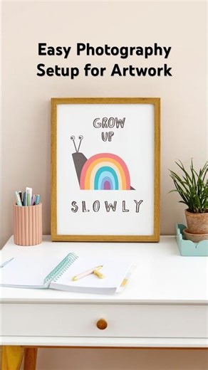 Easy Photography Setup for Artwork