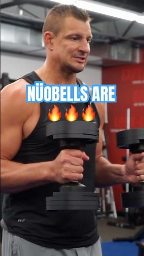 Gronk loves these adjustable dumbbells 👀💪