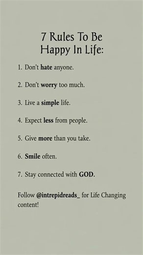 Happiness isn’t about having a perfect life—it’s about focus on what truly matters. 🌿