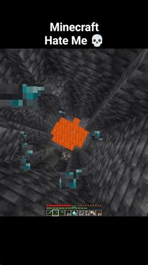 Lava Ruined Everything in Minecraft 😭 | Minecraft #shorts #minecraft