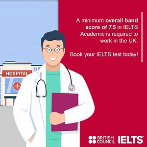 25 reactions | The General Medical Council requires a band score of...