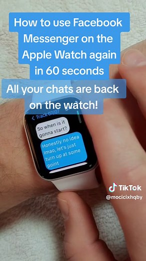 Bring #messenger back to #apple #watch #applewatch #applewatchtips #applewatchhacks