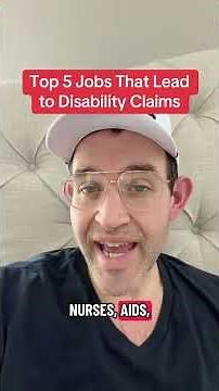 These 5 jobs lead to disability faster #disability #bodywearandtear
