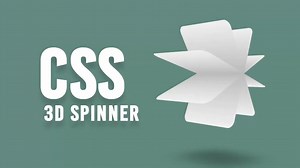 如何创建炫酷的 3D CSS 旋转加载器：为你的网页增添动感