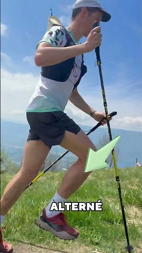 3 ways to use your poles for trail running 👇