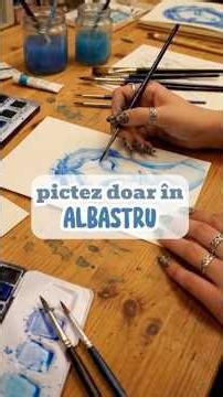 💙 Can you paint a portrait using only one color?