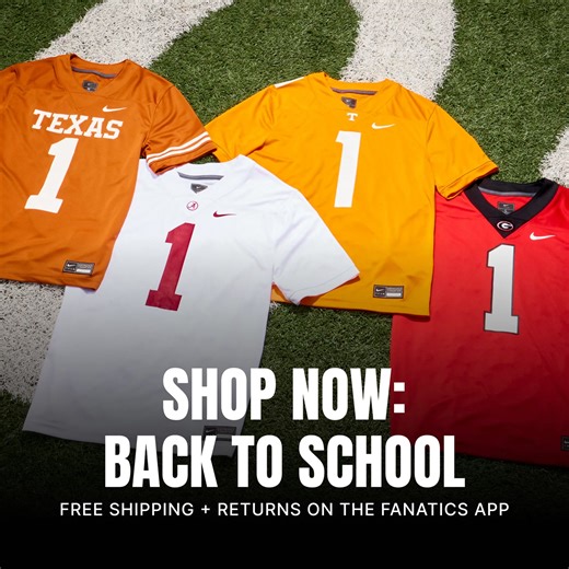 Free shipping returns on Back to School gear, only on the Fanatics app | Fanatics