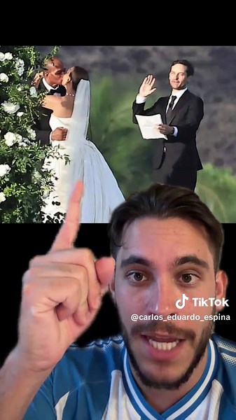Tobey Maguire oficia la boda de su ex esposa con su nuevo hombre