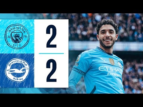 HIGHLIGHTS! City held by Seagulls | Man City 2-2 Brighton | Premier League