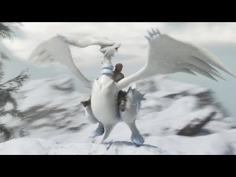 ARK Survival Ascended: Reshiram Gameplay (Pokemon mod)