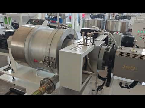 HDPE pipe flakes recycling pelletizing line