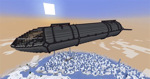 【マイクラ】新大型飛行船　進捗２バランス調整中・・・#Minecraft #MOD #CreateAeronautics