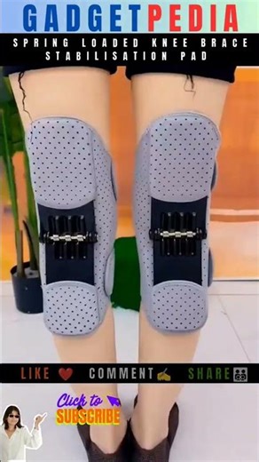 Power Knees Stabilizer Pads Adjustable Breathable Spring Loaded Knee Brace Spring Loaded Knee Brace