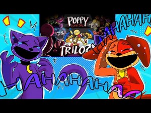 Catnap and Dogday REACT to POPPY PLAYTIME TRILOGY RETOLD - FERA ANIMATIONS