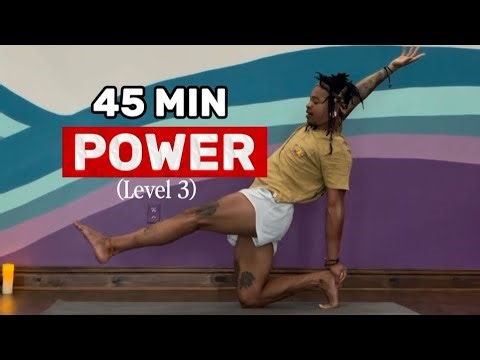 45 Minute Full Body Power Yoga (Level 3)