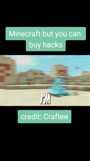 Minecraft but you can buy hacks #Craftee#Minecraft#fyp#hacks