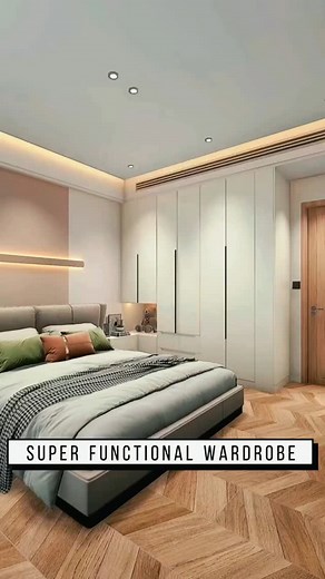 This Wardrobe Isn’t Just for Clothes – It’s a Space-Saving Superhero! 🧥🧠 From hidden drawers to pull-out ironing boards, this functional wardrobe is designed for tiny bedrooms and maximum storage. 💡 Smart Features Include: ✔️ Foldable hanging rods ✔️ Built-in mirror cabinet ✔️ Jewelry organizer slots ✔️ Top storage for seasonal items ✔️ Pull-out shoe rack at the bottom 🎯 Whether you're designing a studio apartment or just need more room in less space, this wardrobe is the upgrade you need! ✨