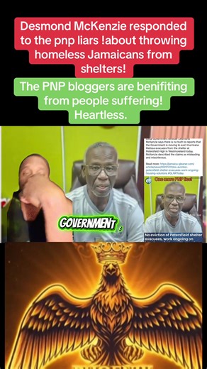Desmond Mckenizie responded to the pnp liars !about throwing homeless Jamaicans from shelters!#politicsnews #jamaicapolitics #jamaica #PNP #JLP