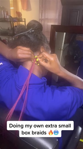 Extra Small Box Braids Tutorial 🧊🔥