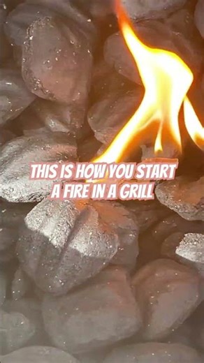 For those who don’t know how to start a fire on a grill