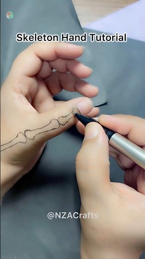 DIY Skeleton Hand (733) ASMR Tutorial #diy #gift #viral #shorts #asmr #usashorts