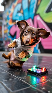 Urban Beats and Dachshund Spins: A Street Dance Story Created by: DachshundArts.com | DachshundArts.com