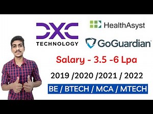 DXC/GoGuardian Recruitment 2021|DXC Technology Off Campus Drive| Freshers Hiring 2020/2021/2022