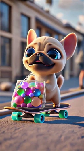 Dog's Secret Bubble Plan! Watch cute PupCreate a Rainbow Bath!🧸🎃