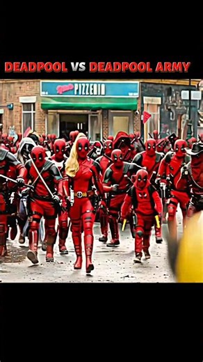 Deadpool vs Deadpool Army – Epic Deadpool Variant Fight Scene💀#edit #deadpool #reels #marvel #shorts